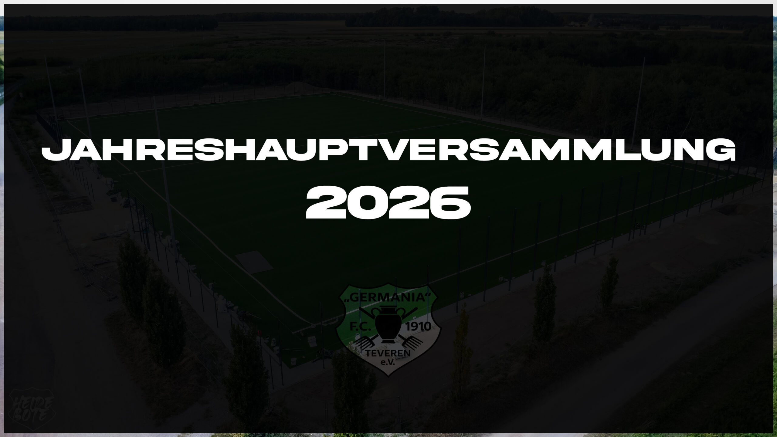Einladung Jahreshauptversammlung 2026
